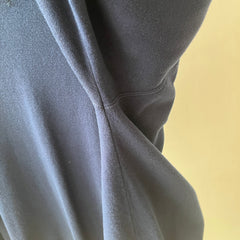 1980s Single V Soft and Slouchy Navy Sweatshirt - Acrylic