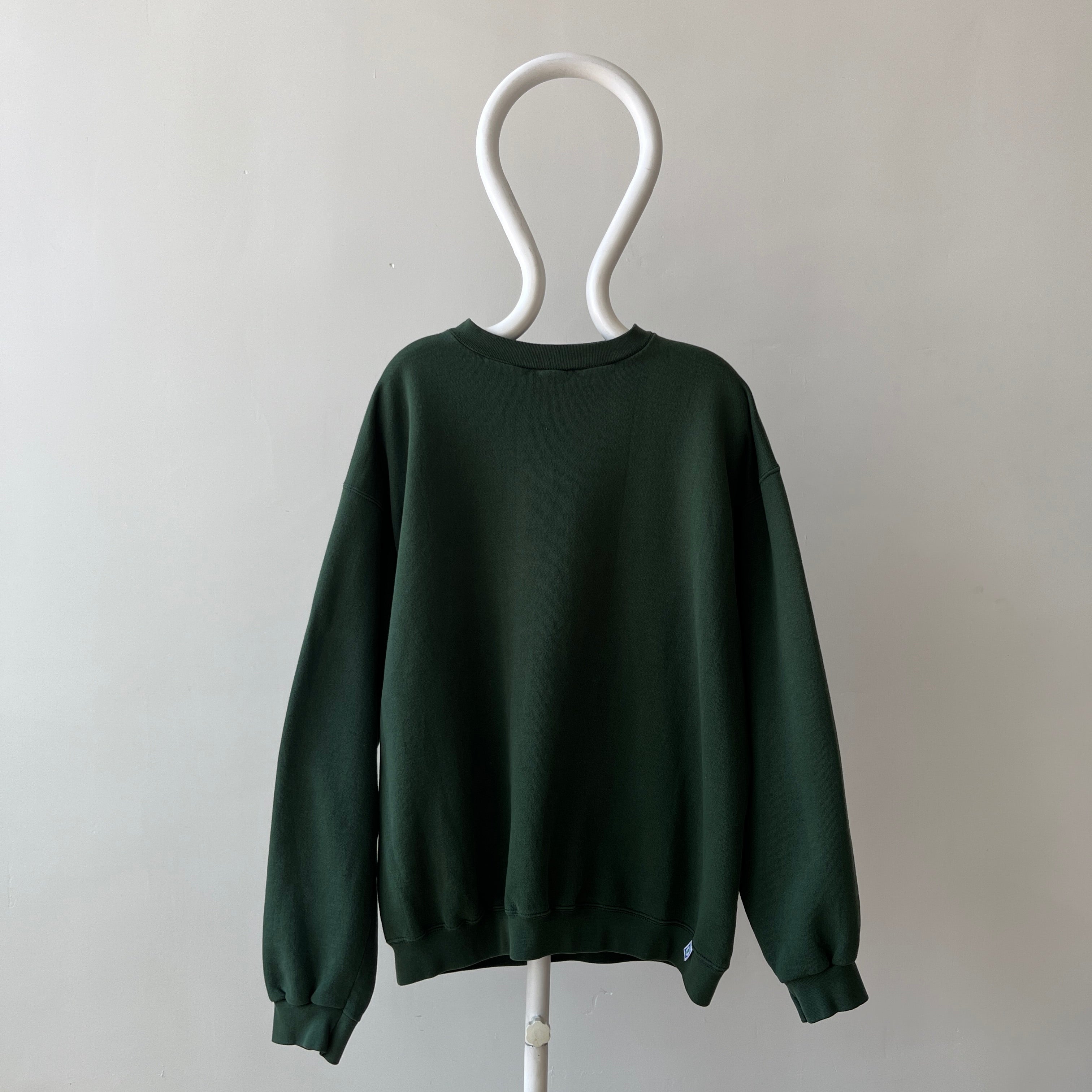 1980s/90s Blank Forest Green Sweatshirt