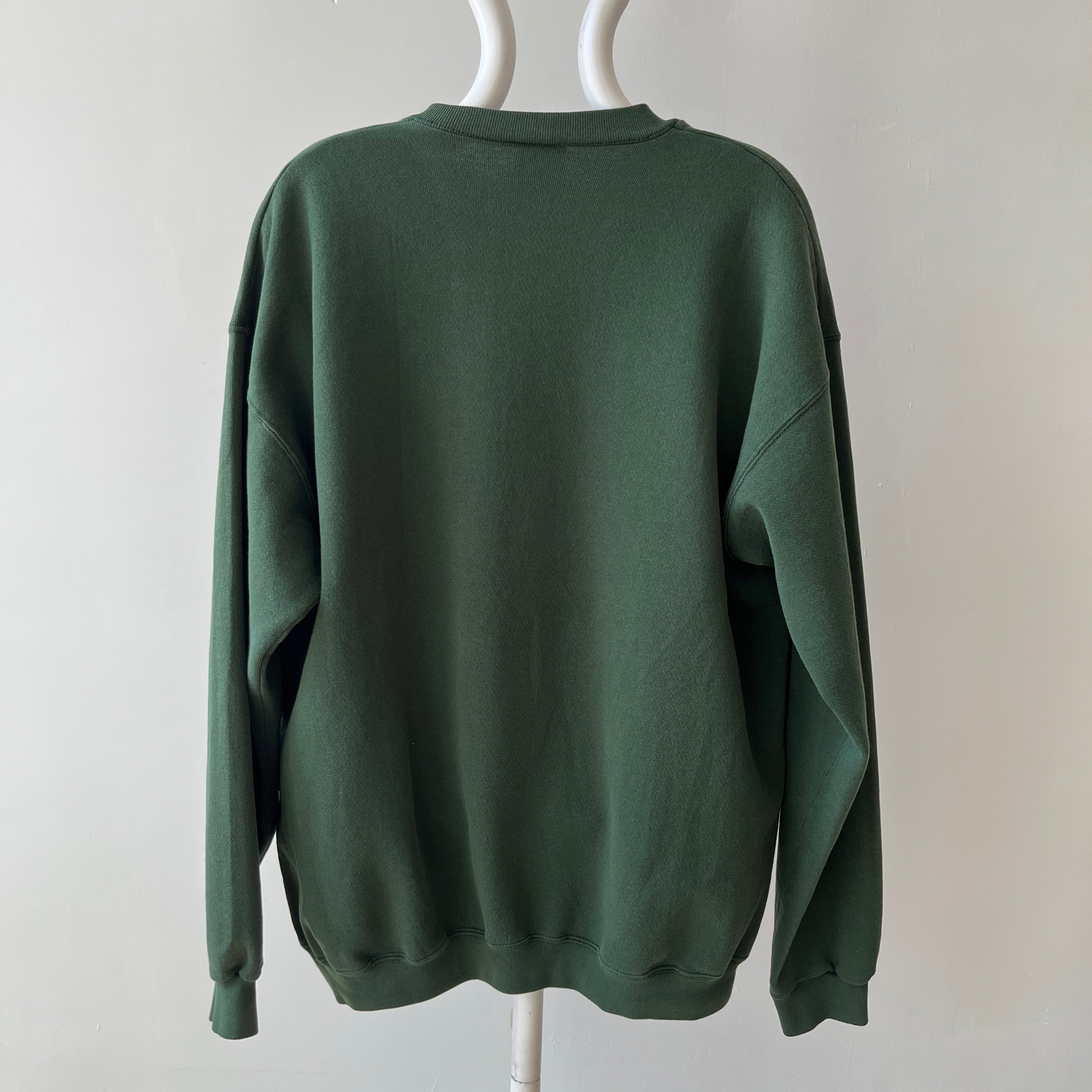 1980s/90s Blank Forest Green Sweatshirt