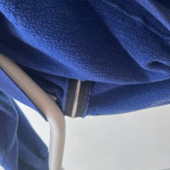 1970/80s Sears Soft and Slouchy Navy Hoodie (Replaced Zipper) - Dreamy w Mending