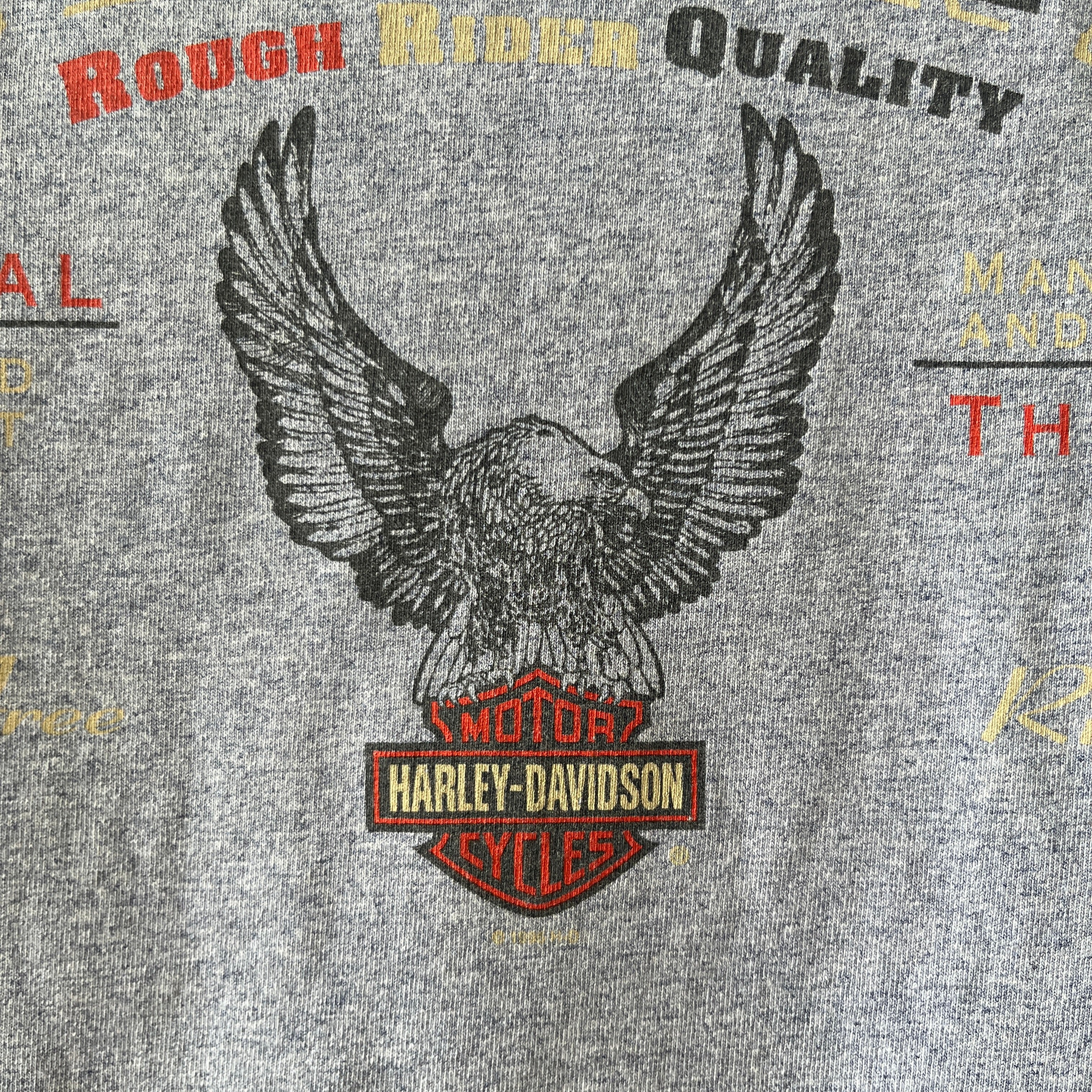 1995 Harley Genuine Rough Rider Quality T Shirt