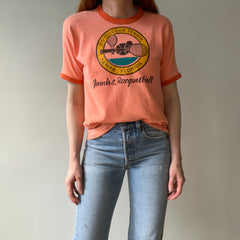 1970/80s Super Cool Judy Alvarez Club Tennis and Racquetball Ring T-Shirt - Backside too!