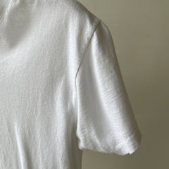 T-shirt teinté de peinture noire vierge des années 00