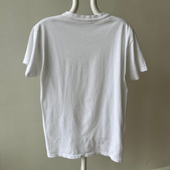 T-shirt teinté de peinture noire vierge des années 00