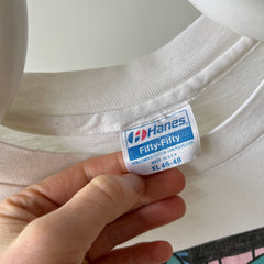 1980s El San Juan Hotel and Casino Worn Out and Stained 50/50 T-Shirt - Cool Graphic