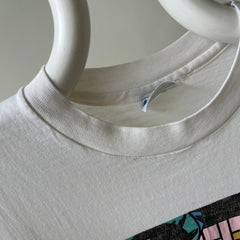 1980s El San Juan Hotel and Casino Worn Out and Stained 50/50 T-Shirt - Cool Graphic