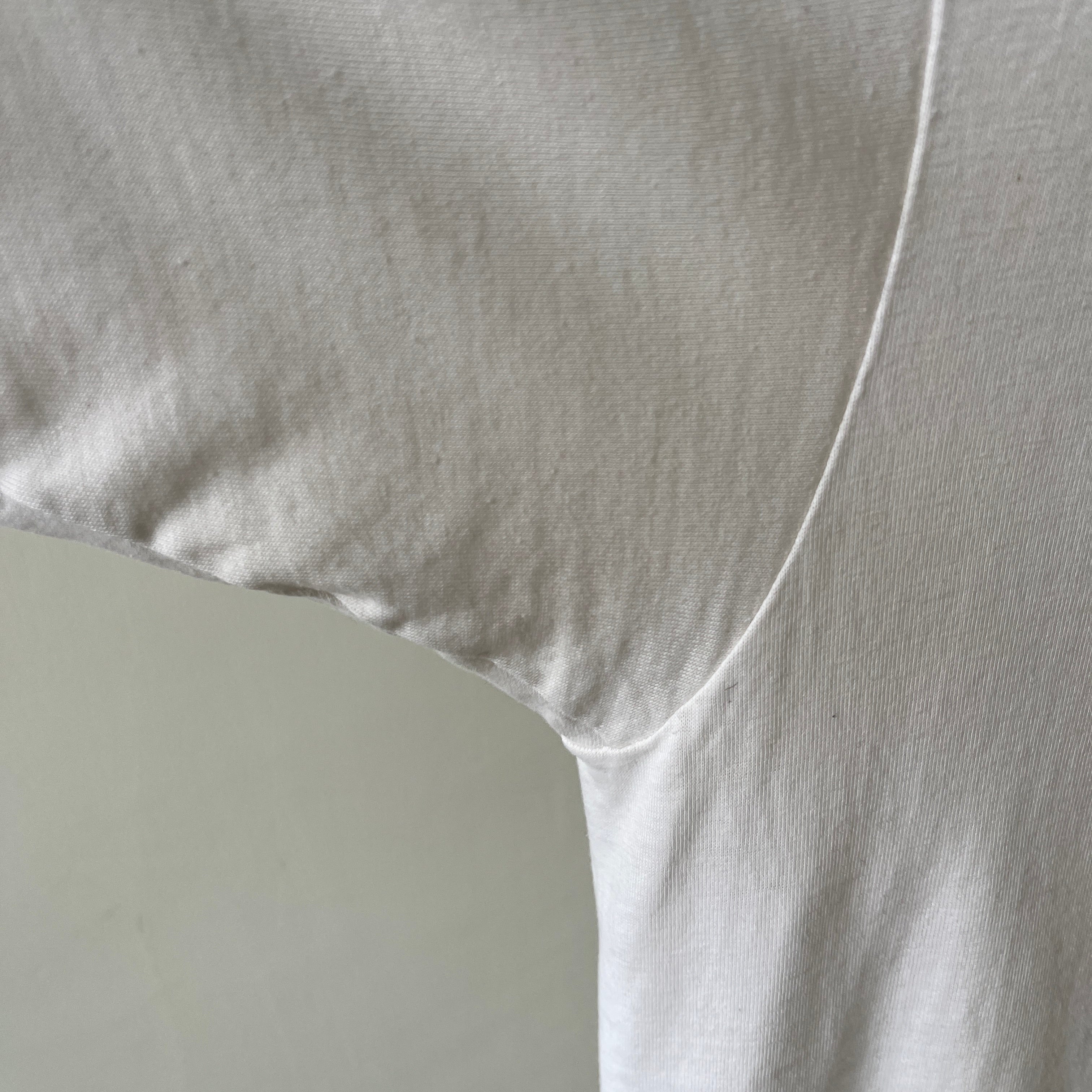 1980s El San Juan Hotel and Casino Worn Out and Stained 50/50 T-Shirt - Cool Graphic