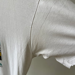 1980s El San Juan Hotel and Casino Worn Out and Stained 50/50 T-Shirt - Cool Graphic