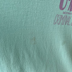 1980s/90s UNCC Department of Criminal Justice T Shirt