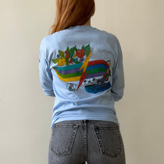 1980's Ocean Atlantic Graphic Long Sleeve T-Shirt