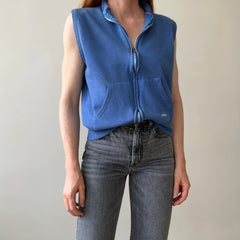 1970's Wrangler Sleeveless Zip Up Sweatshirt