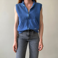 1970's Wrangler Sleeveless Zip Up Sweatshirt