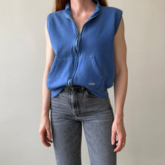 1970's Wrangler Sleeveless Zip Up Sweatshirt