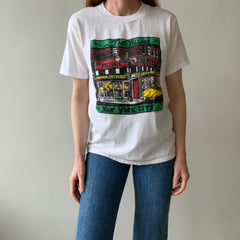 1990 The Village Pizza New York City Iconic Tourist T-Shirt