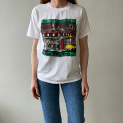 1990 The Village Pizza New York City Iconic Tourist T-Shirt