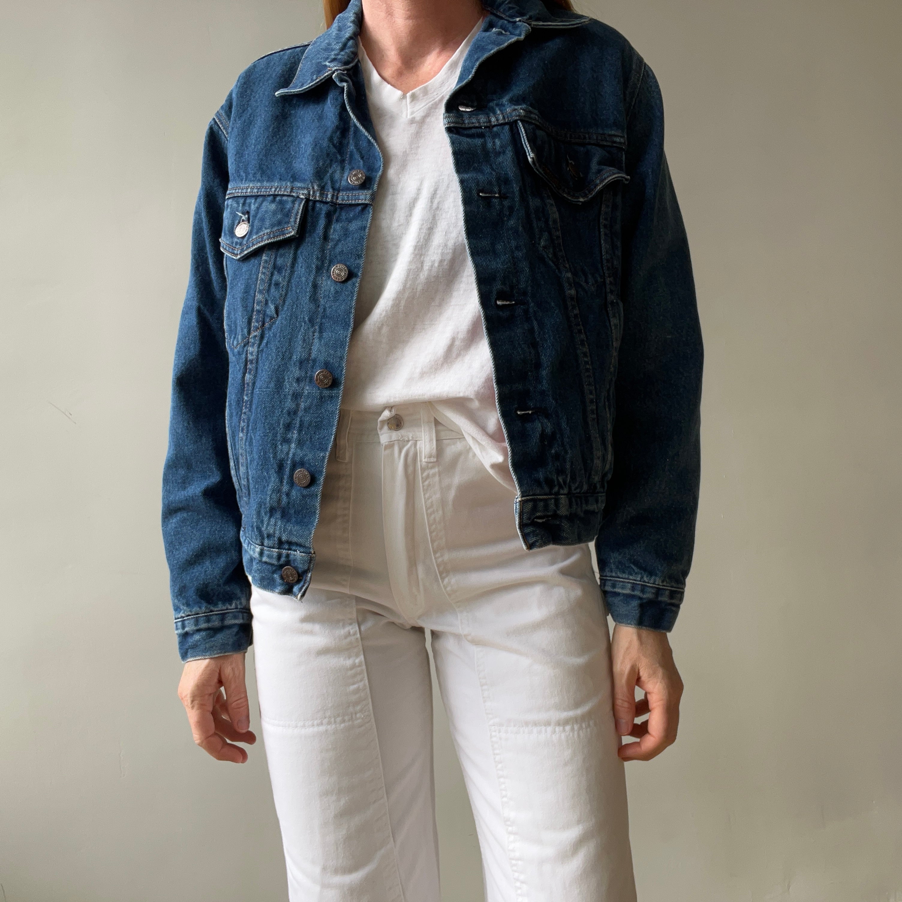 1970s Sears Roebucks Flannel Lined Denim Jacket