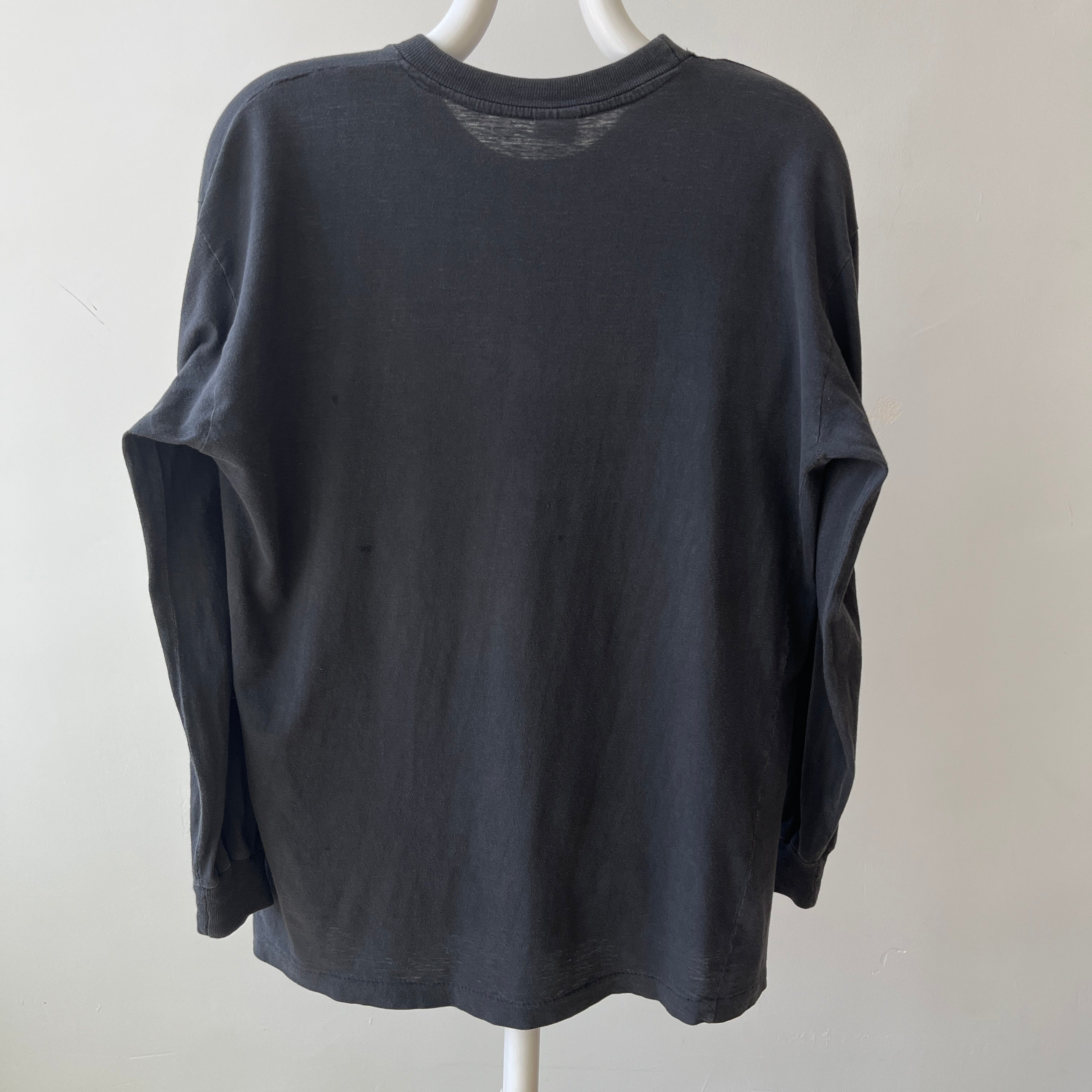 1990's San Vito De Cadore - Italian - Black Roses Pub Long Sleeve T-Shirt