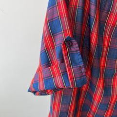 1970's Short Sleeve Henley Button Up