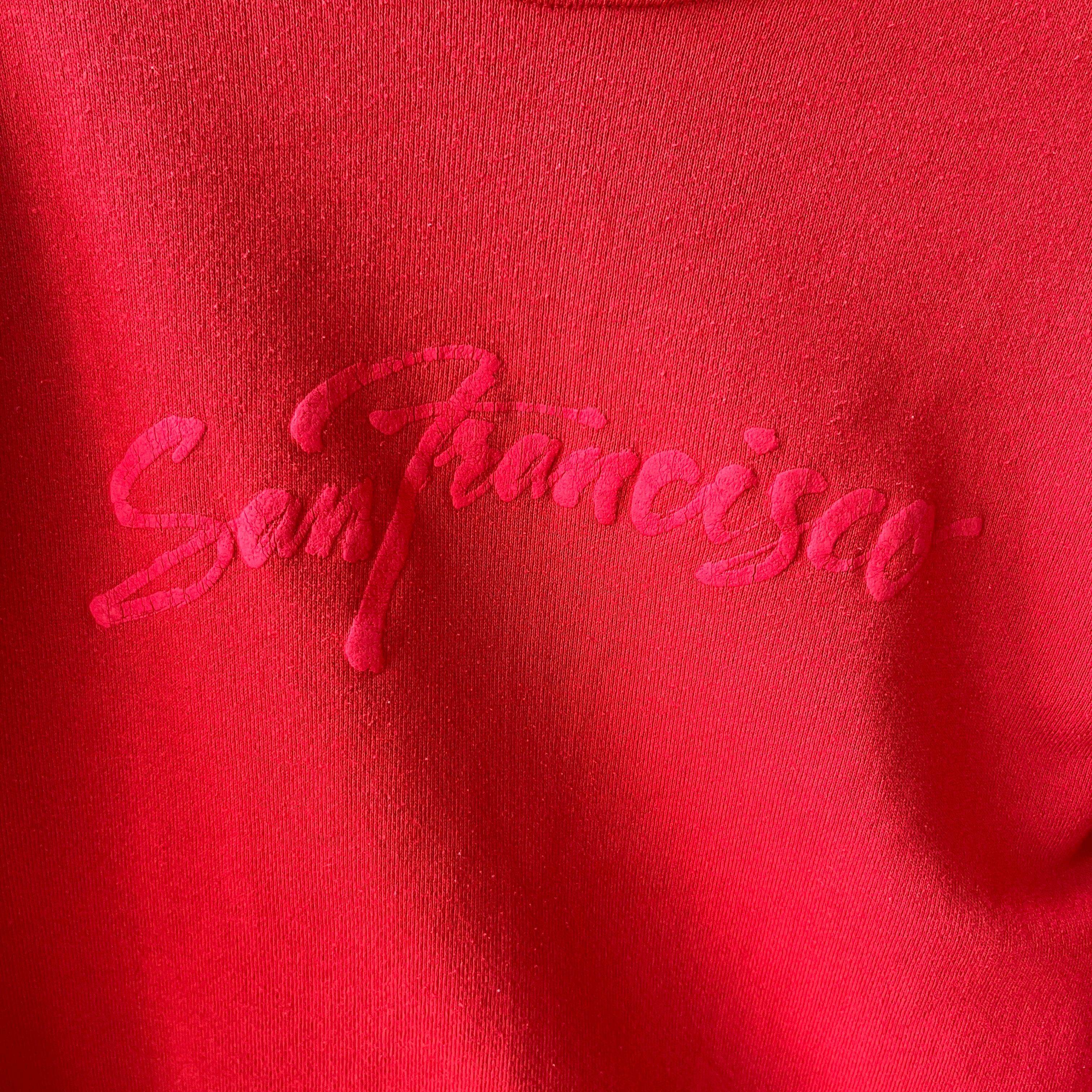 1980s Two-Tone Red