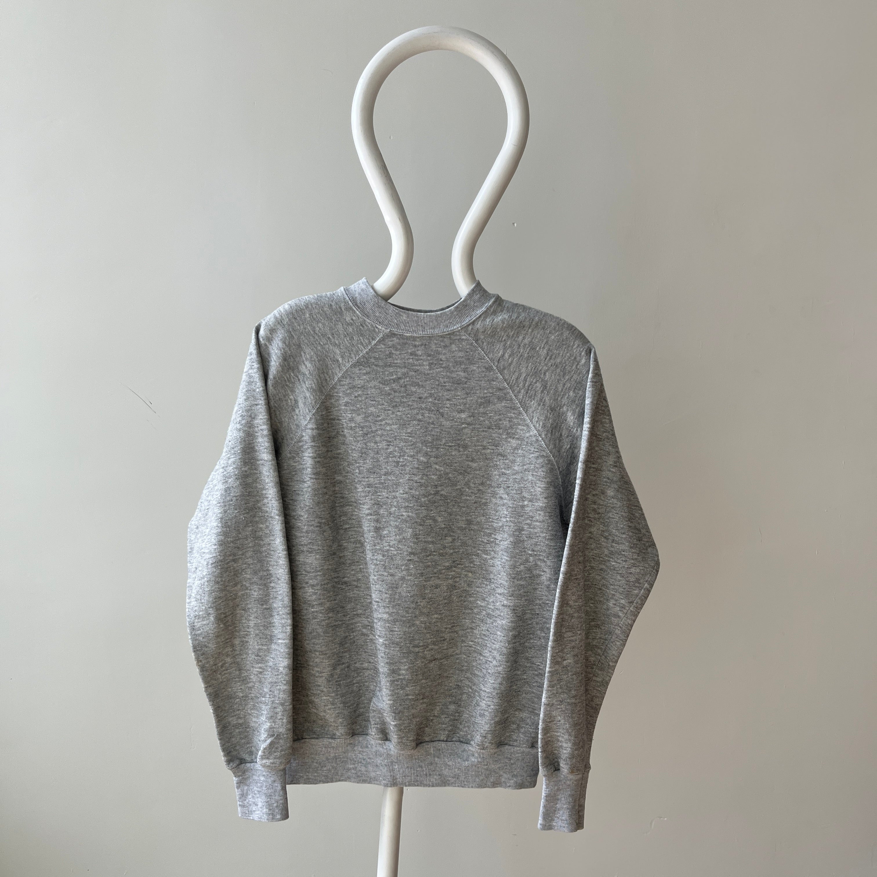 1970s Blank Sweatshirt Grey