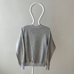 1970s Blank Sweatshirt Grey