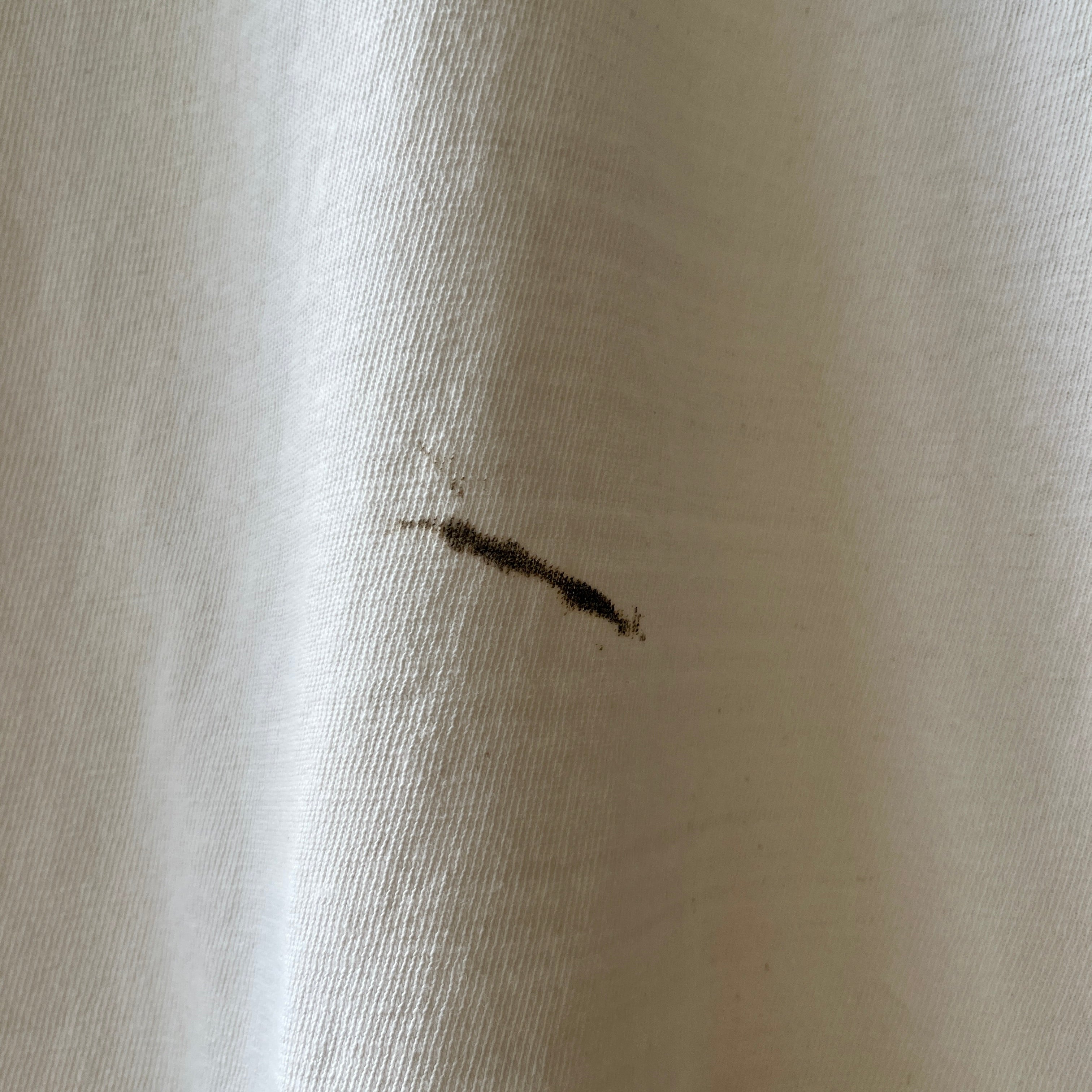 1970s Navy Three Quarter Sleeve Baseball Style T Shirt - !!! Personal Collection Piece