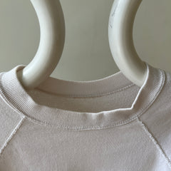 1980s Blank White/Cream Sweatshirt
