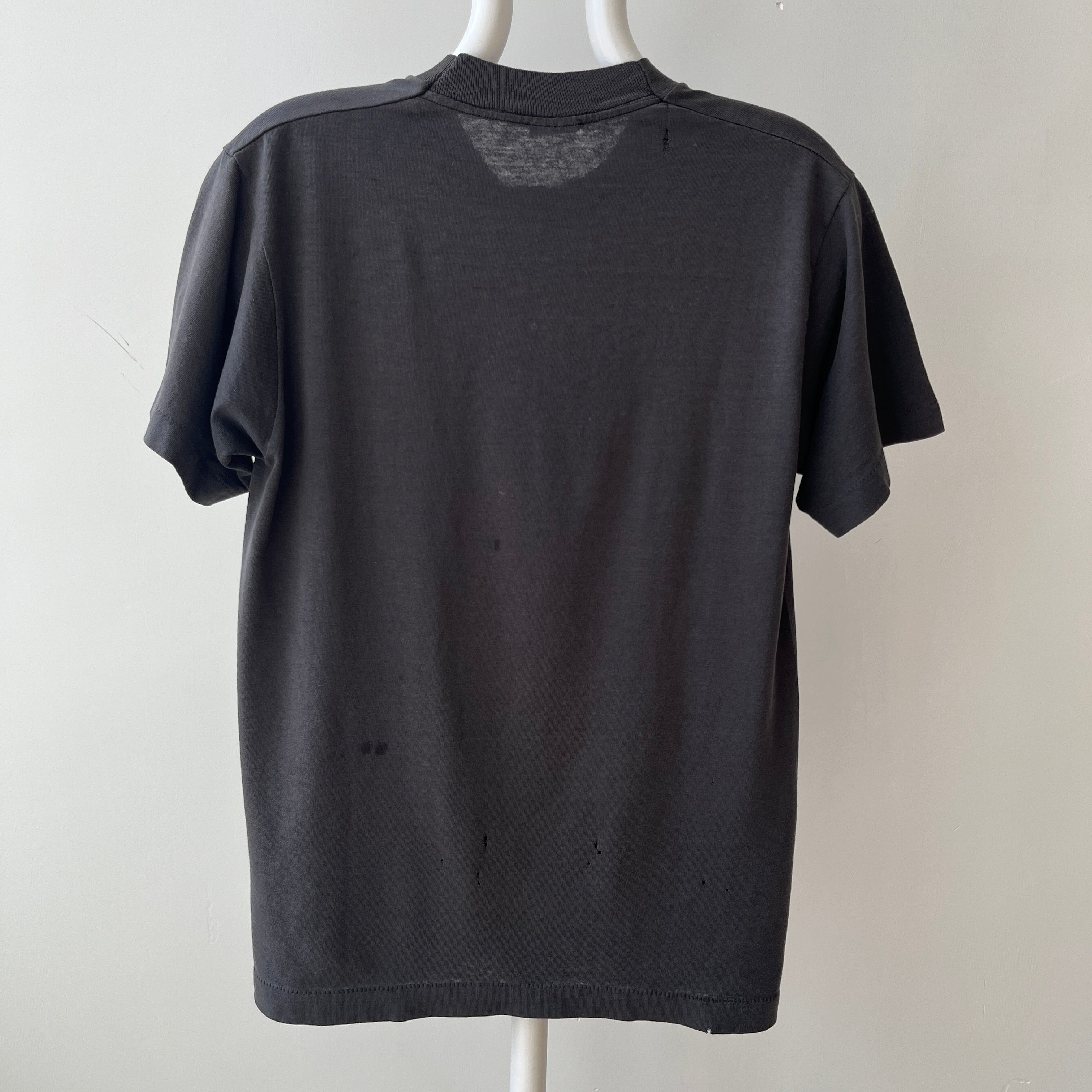 1970s Black Waukesha WI. Technician T-shirt