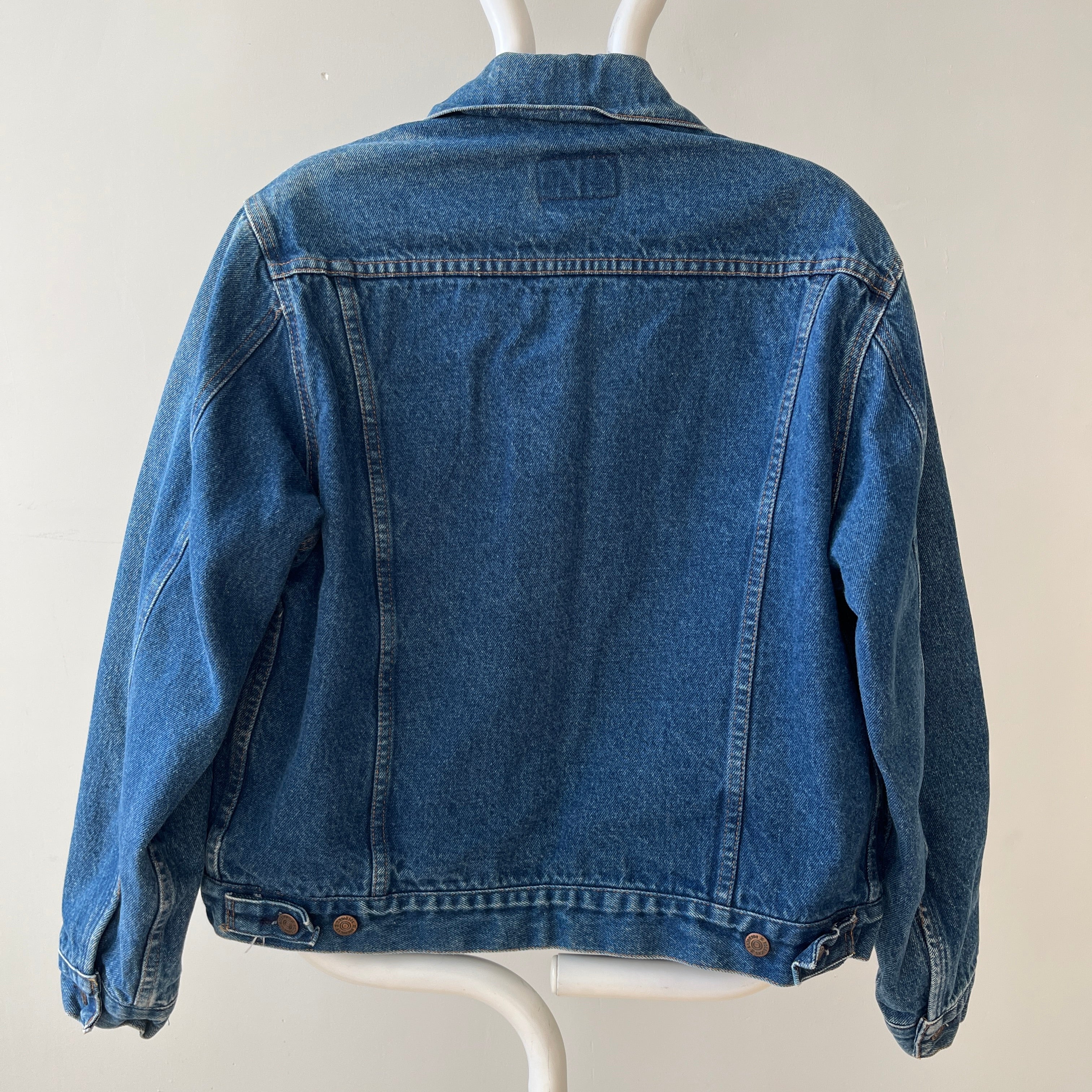 1970s Sears Roebucks Flannel Lined Denim Jacket