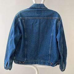 1970s Sears Roebucks Flannel Lined Denim Jacket