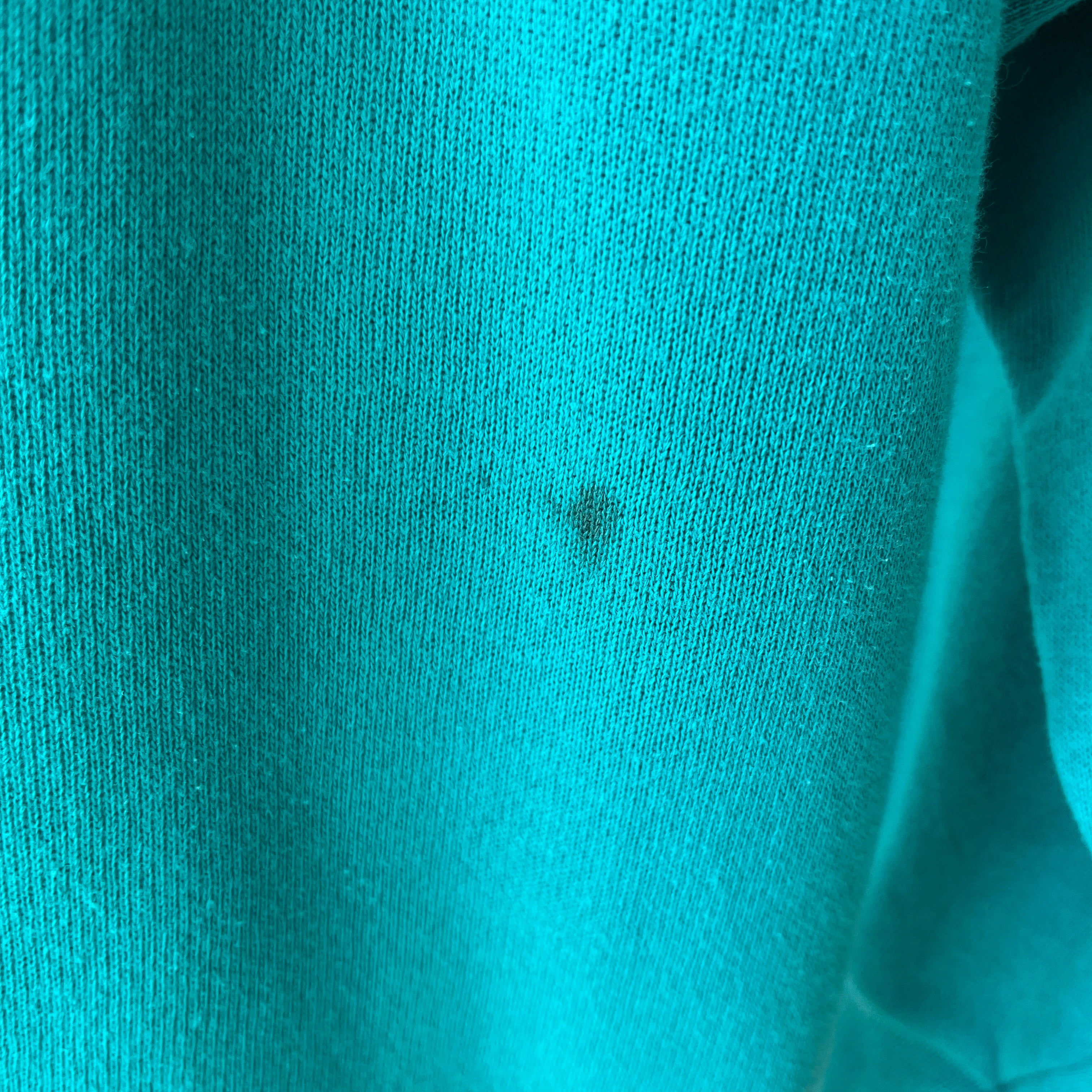 1980s Blank Teal Sweatshirt