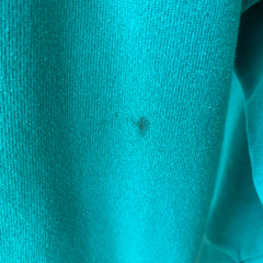 1980s Blank Teal Sweatshirt