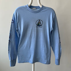 1980's Ocean Atlantic Graphic Long Sleeve T-Shirt