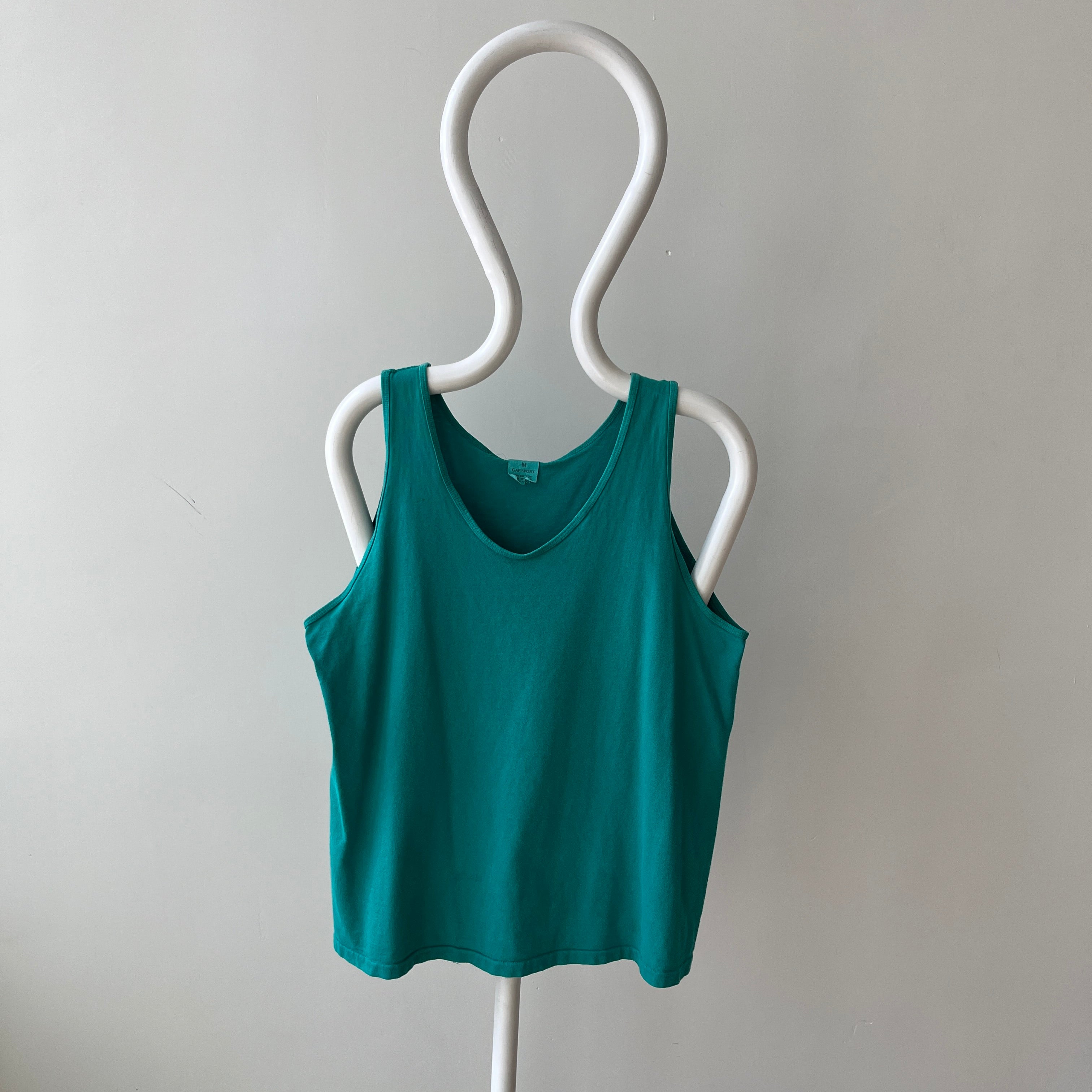 1970s USA MADE Gap Teal Tank-Top