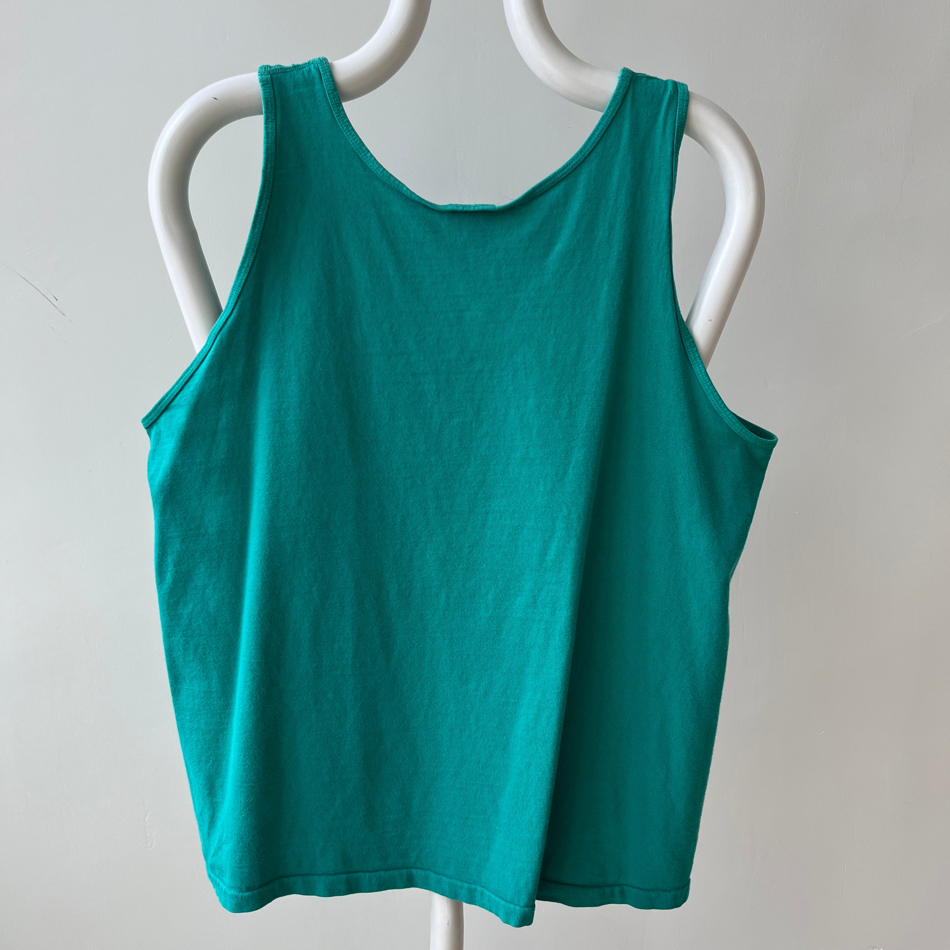 1970s USA MADE Gap Teal Tank-Top
