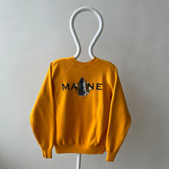 2002 Yellow Maine Sweatshirt