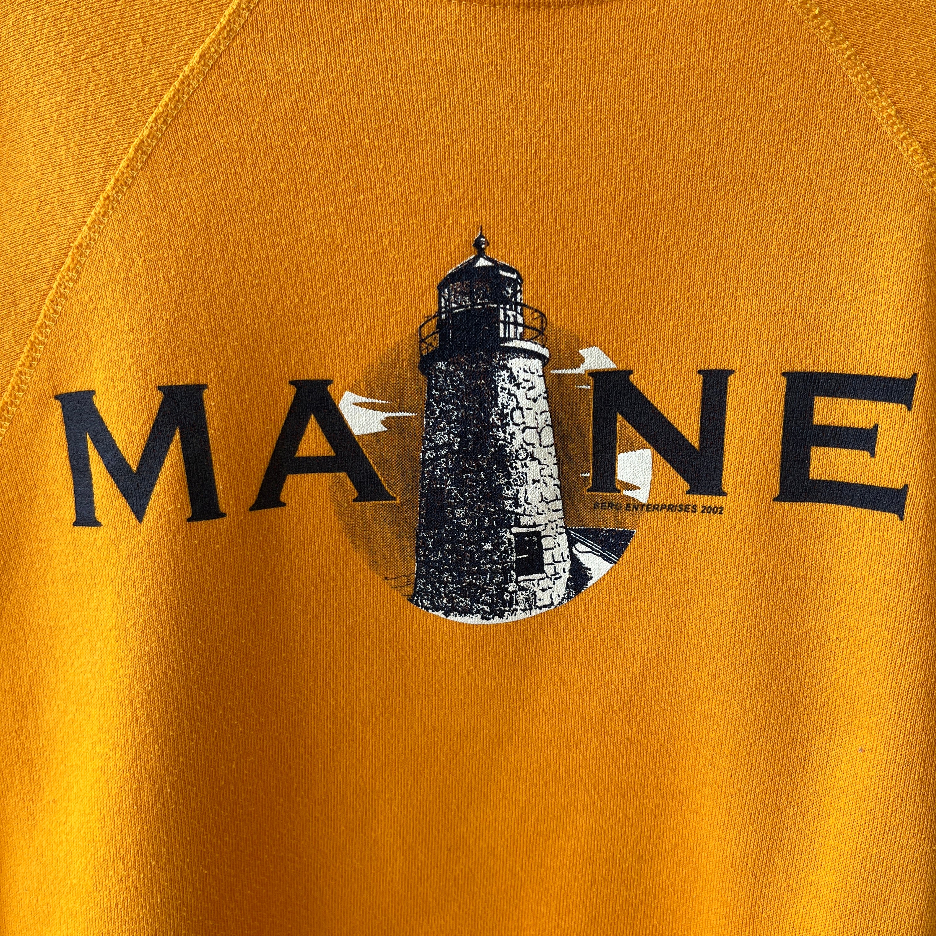 2002 Yellow Maine Sweatshirt