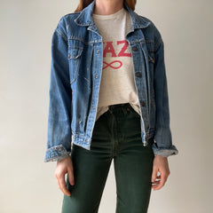 1970s Selvedge Paint Stained Type Two Style Denim Jean Jacket - WOAH