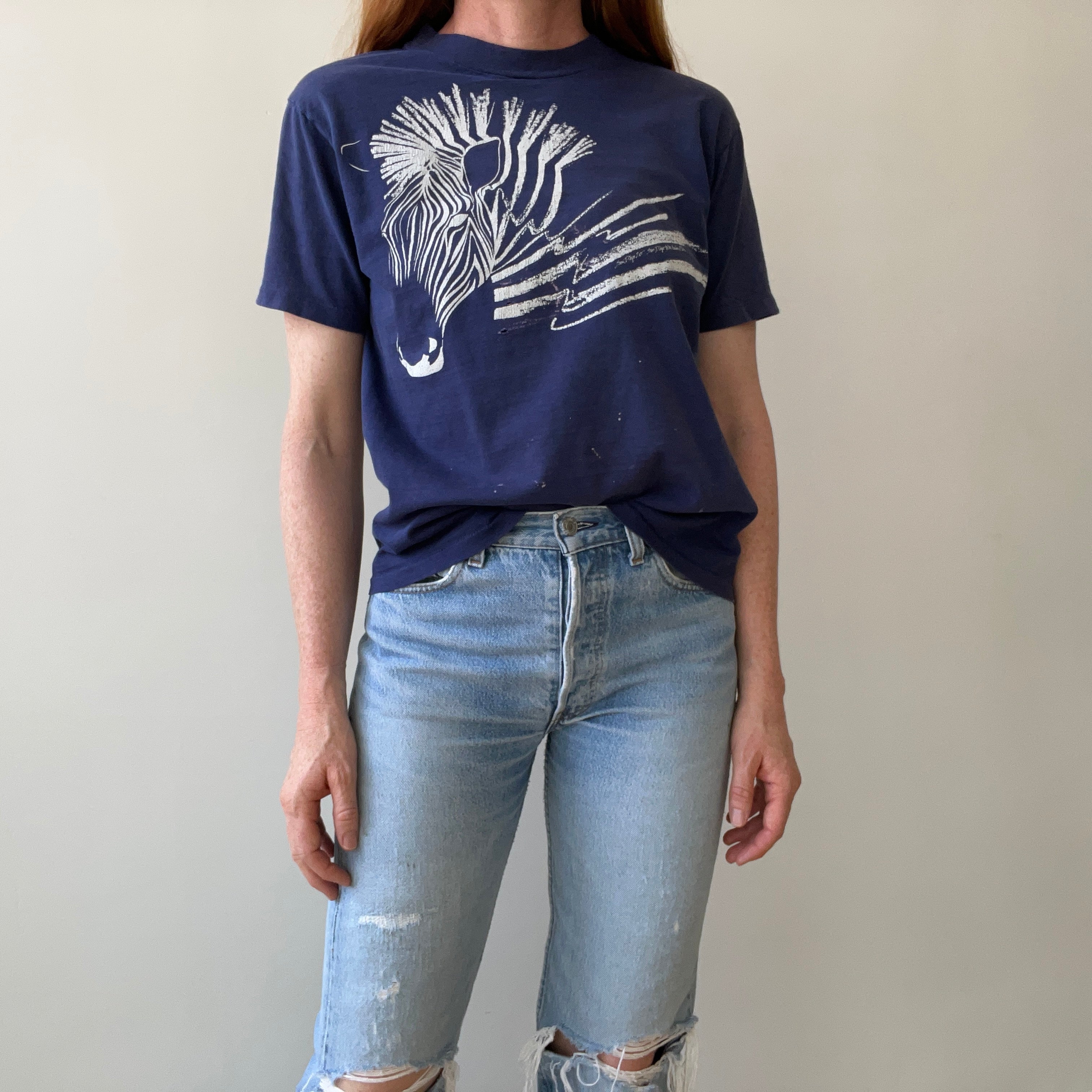 1980s/90s Zebra San Diego Zoo T-Shirt- Personal Collection Piece