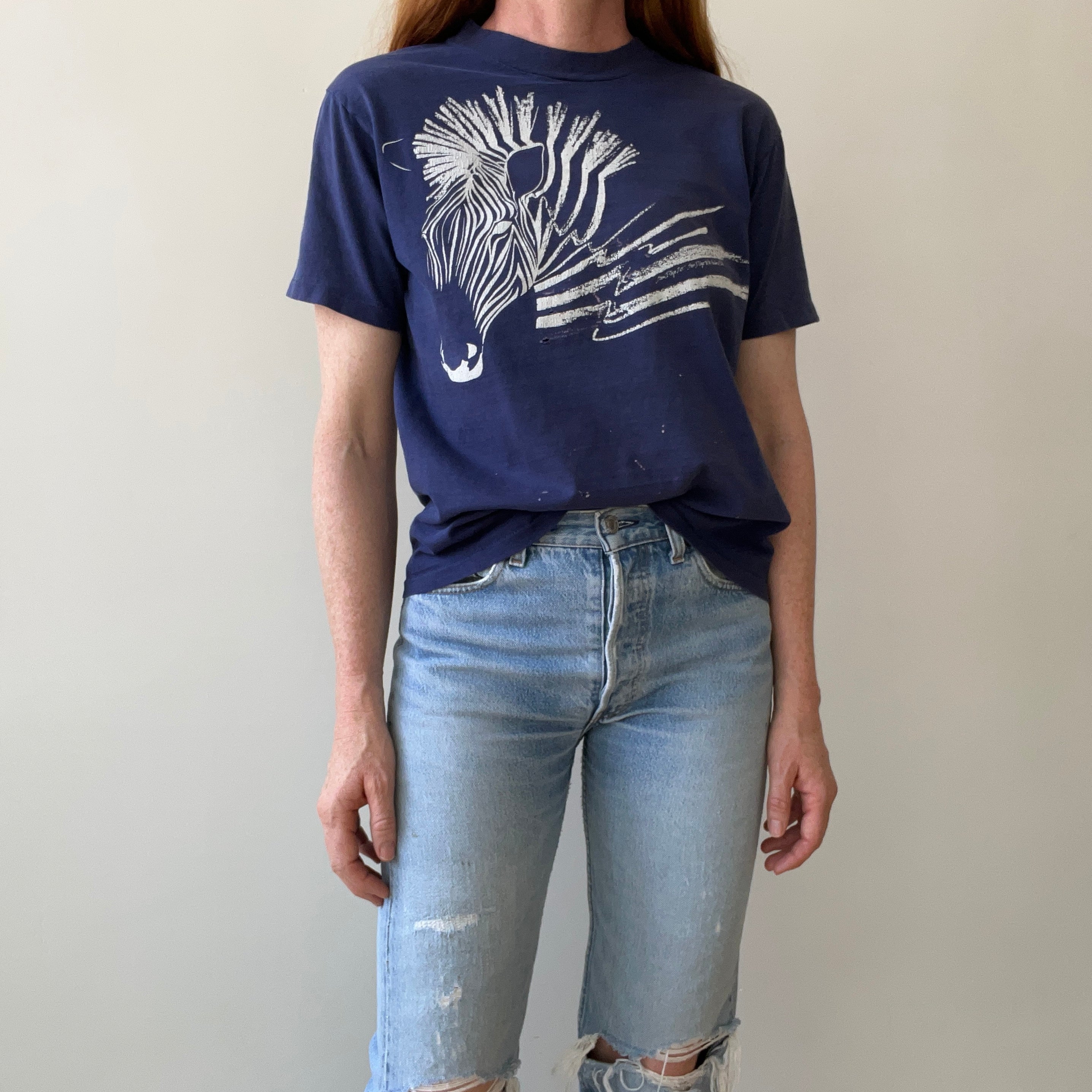 1980s/90s Zebra San Diego Zoo T-Shirt- Personal Collection Piece