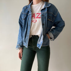 1970s Selvedge Paint Stained Type Two Style Denim Jean Jacket - WOAH
