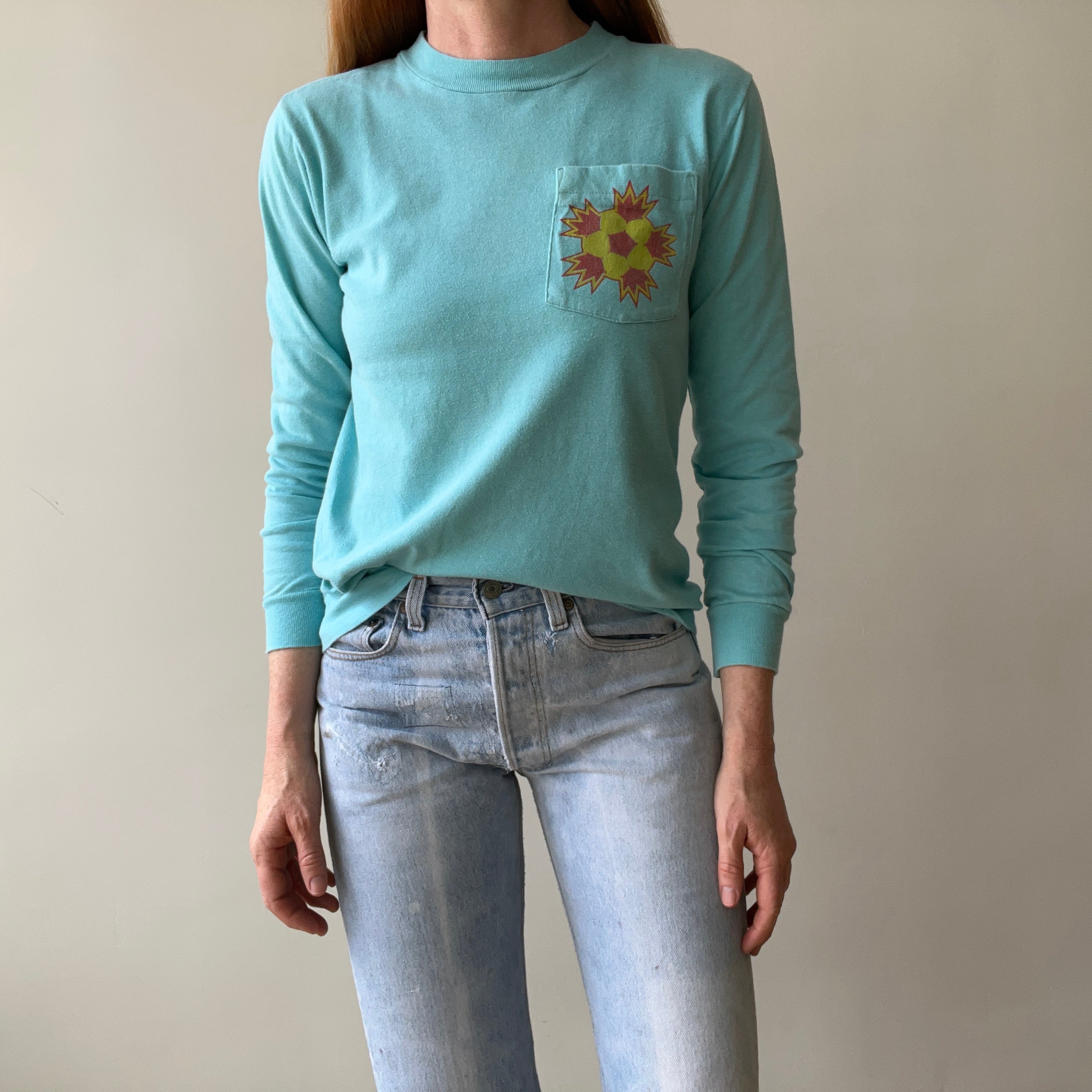 1980s Baltimore Blast Long Sleeve Smaller Soccer Shirt