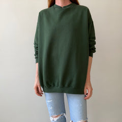 1980s/90s Blank Forest Green Sweatshirt