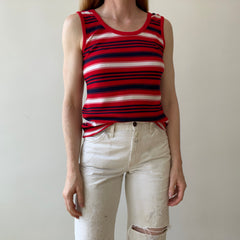 1970s Striped Tank-Top