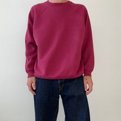 1990s Blank Burgundy Hanes Her Way Sweatshirt