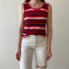 1970s Striped Tank-Top