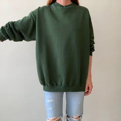 1980s/90s Blank Forest Green Sweatshirt
