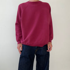1990s Blank Burgundy Hanes Her Way Sweatshirt