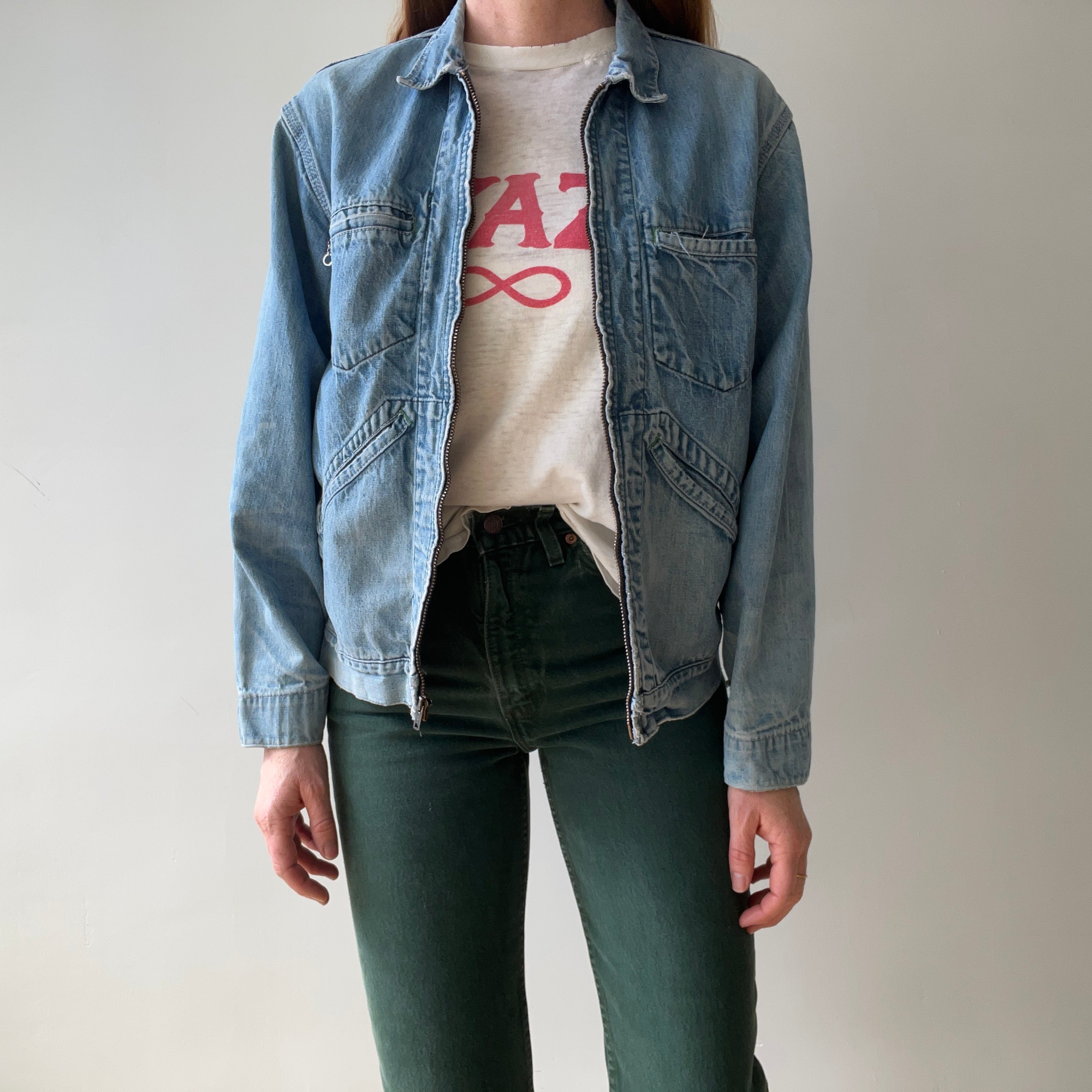 1960s Osh Kosh Denim Zip Jacket - THE OG TAG!!!