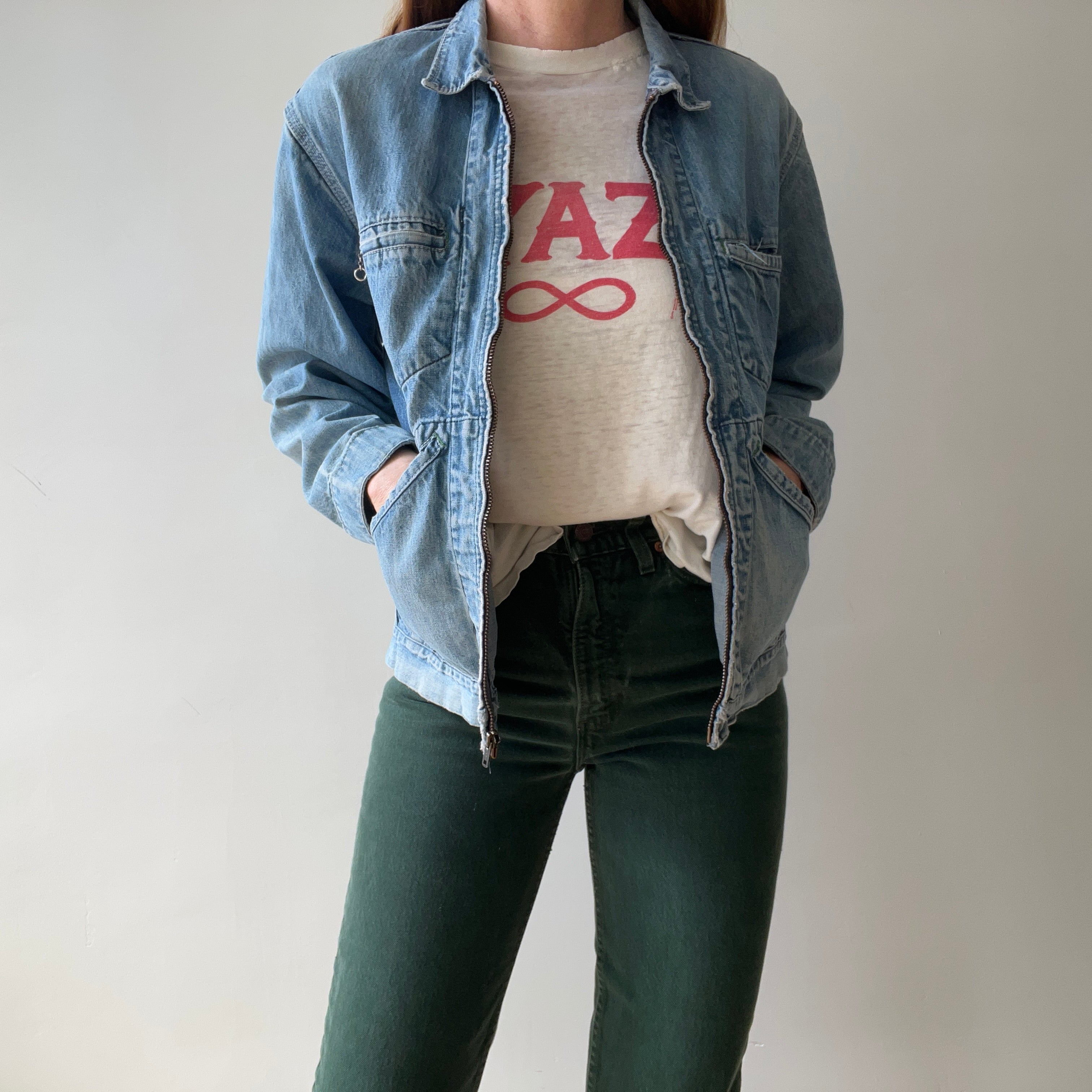 1960s Osh Kosh Denim Zip Jacket - THE OG TAG!!!